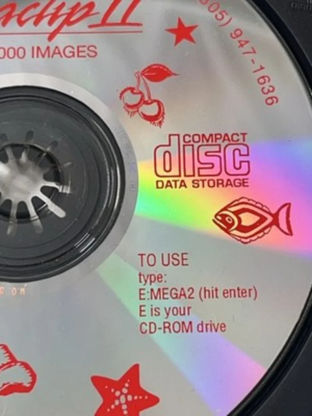 Megaclip II PC CD-ROM Clip Art Software 5000 Images Shareware NEW NOS